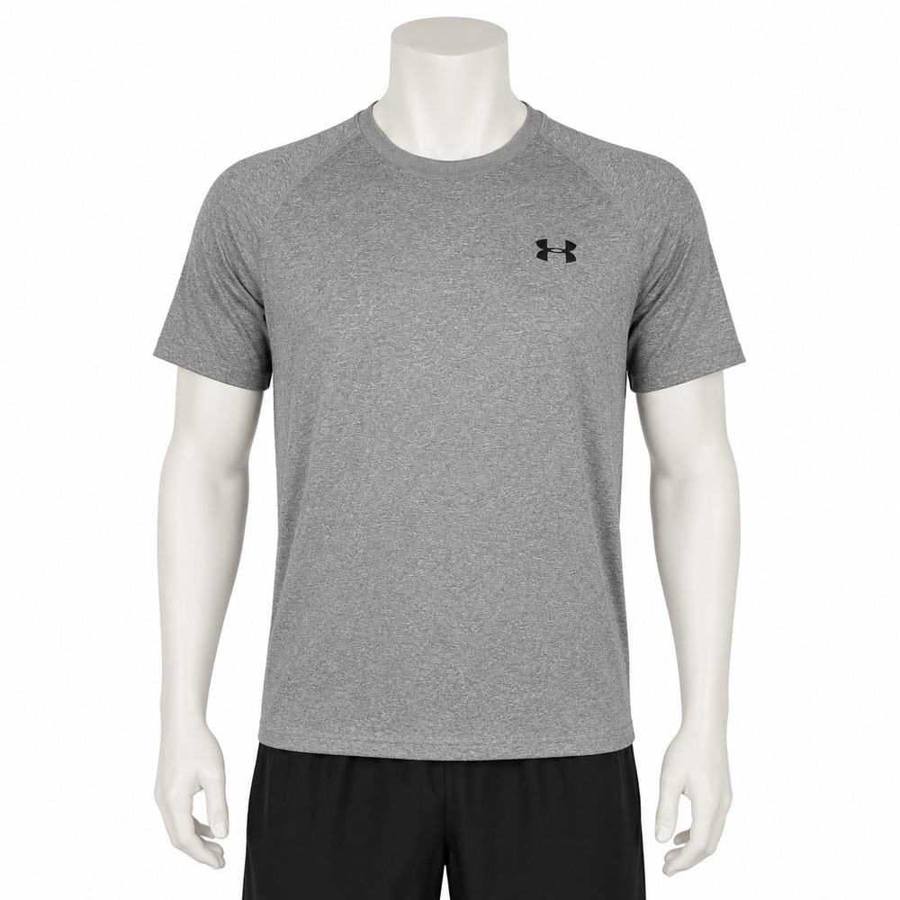Under Armour Shirt Mens Medium Heather Gray Loose Fit Casual Workout Athleisure
